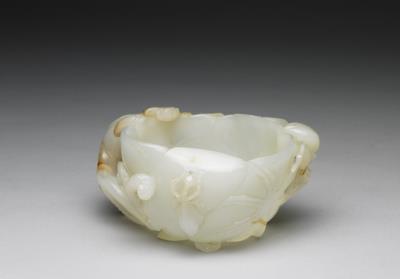 图片[2]-Jade lobed brush washer, Qing dynasty (1644-1911)-China Archive